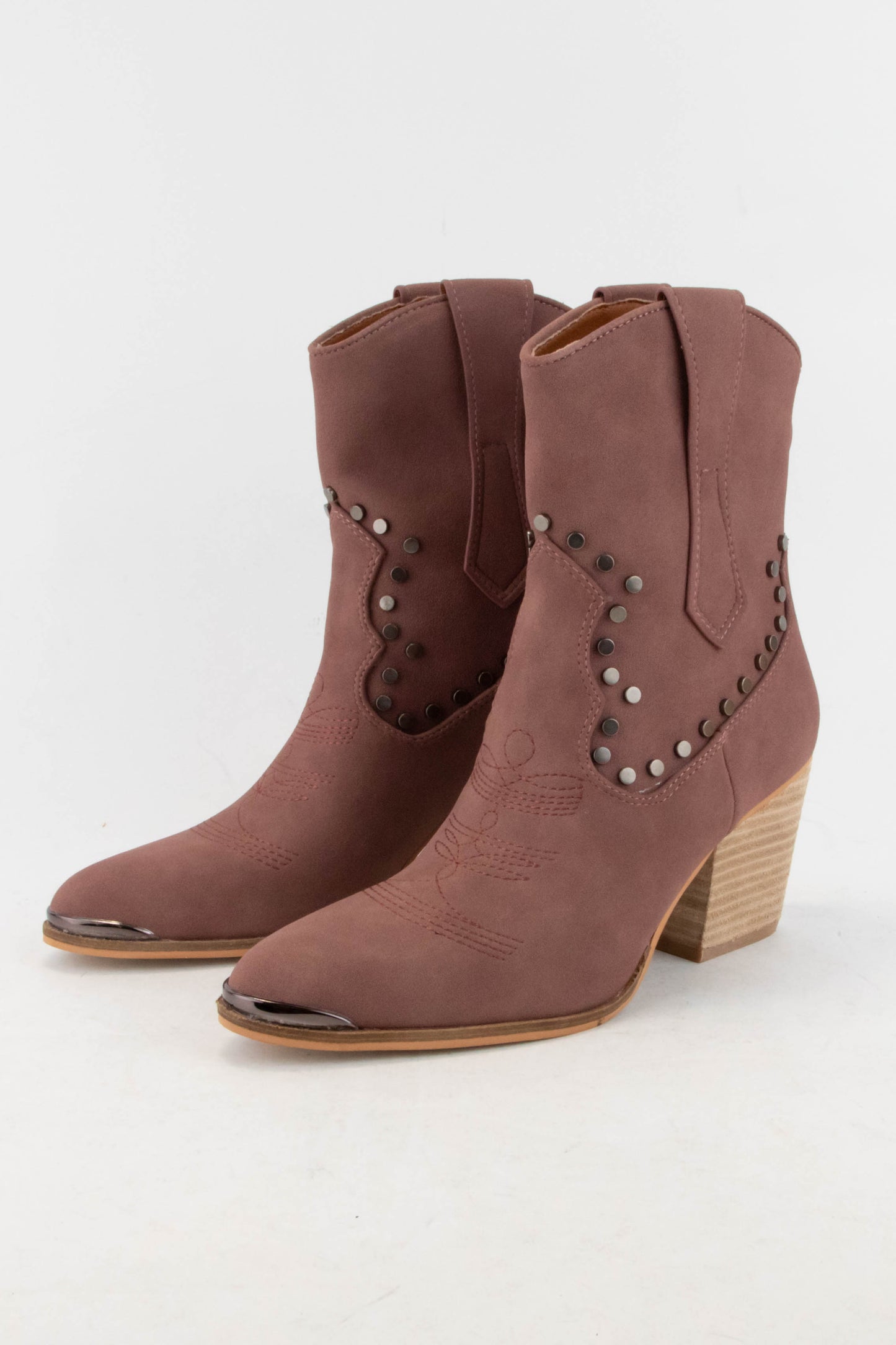 PANDORA STUDDED WESTERN BOOTIE