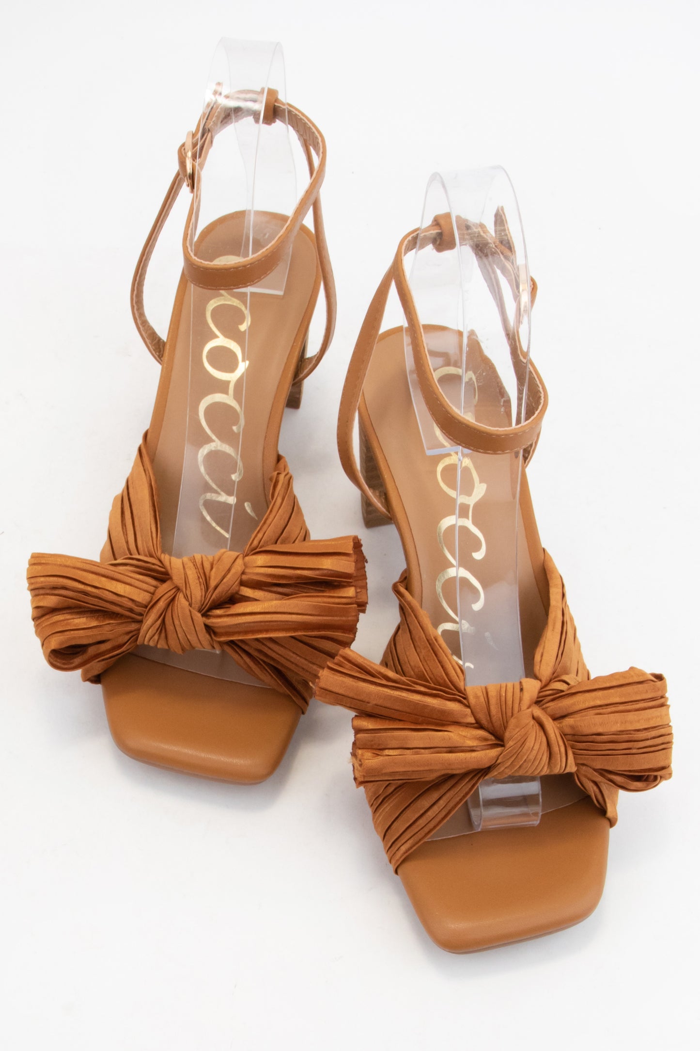 Cara Bow Stacked Heel