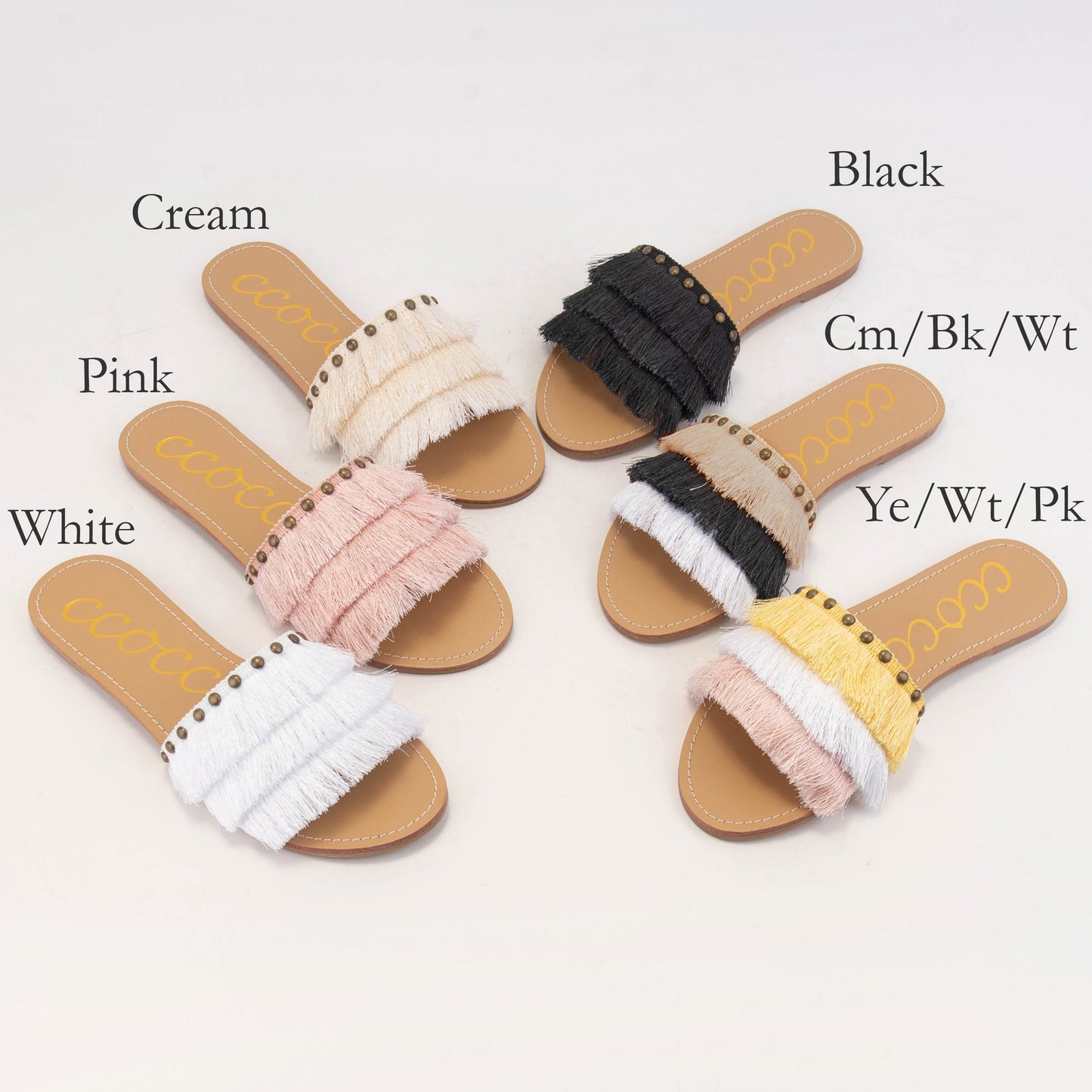 Margarita Satin Fringe Sandal