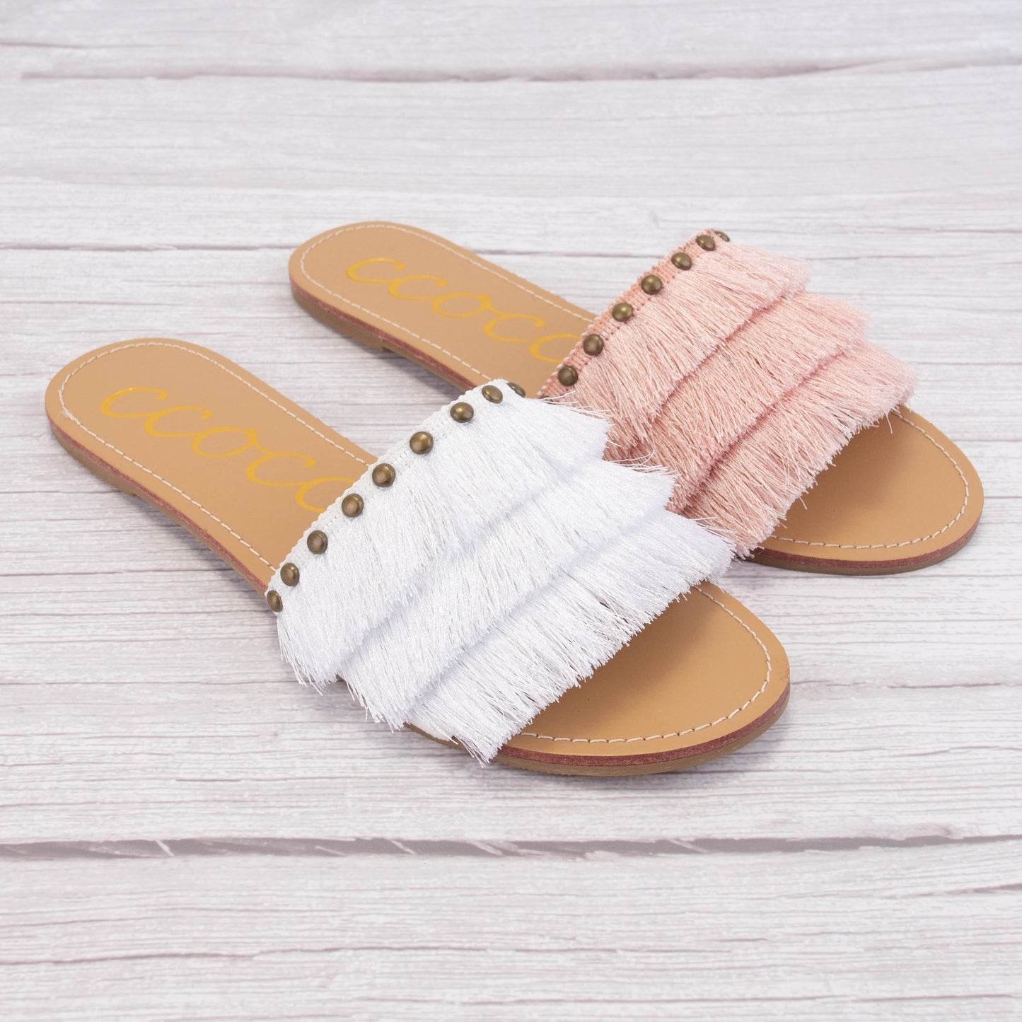 Margarita Satin Fringe Sandal