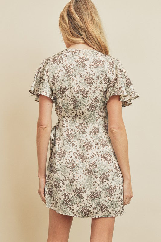 LAYLA MINI WRAP DRESS
