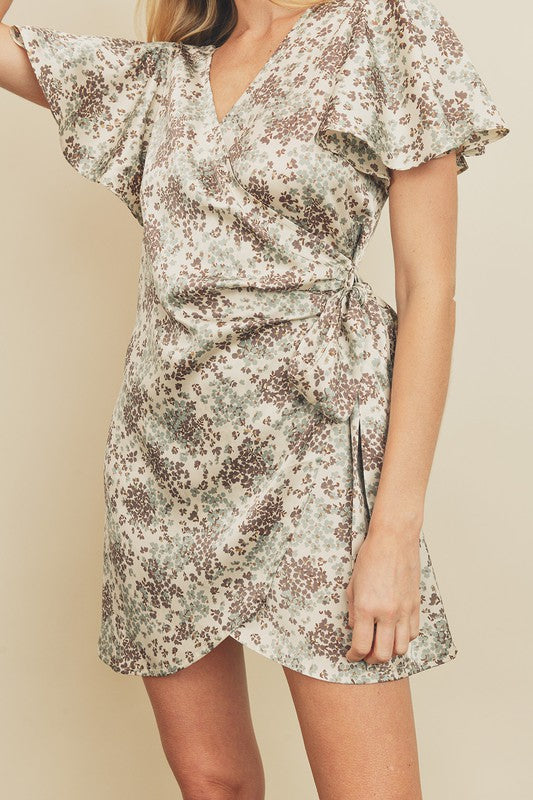 LAYLA MINI WRAP DRESS