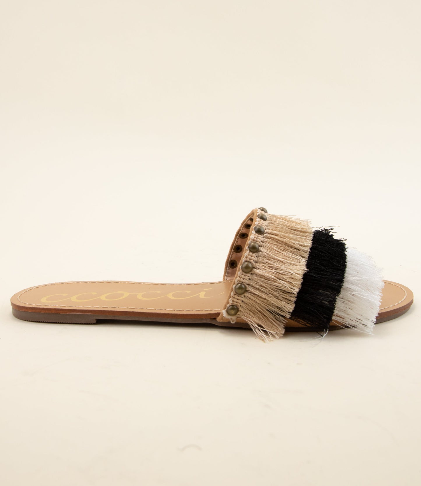 Margarita Satin Fringe Sandal