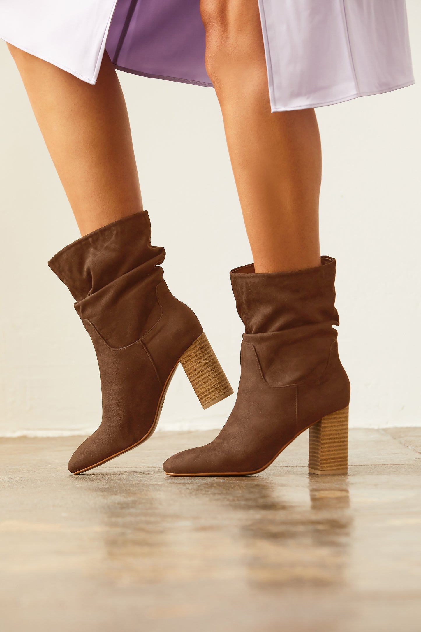 Darby Slouch Suede Bootie